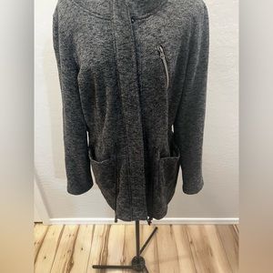 Long womens jacket XL. Light fleece jacket